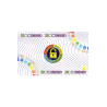 Laminado DuraGard, Optiselect, 1.0 mil, "Secure Locks", Registrado, tarjeta completa 508982-003
