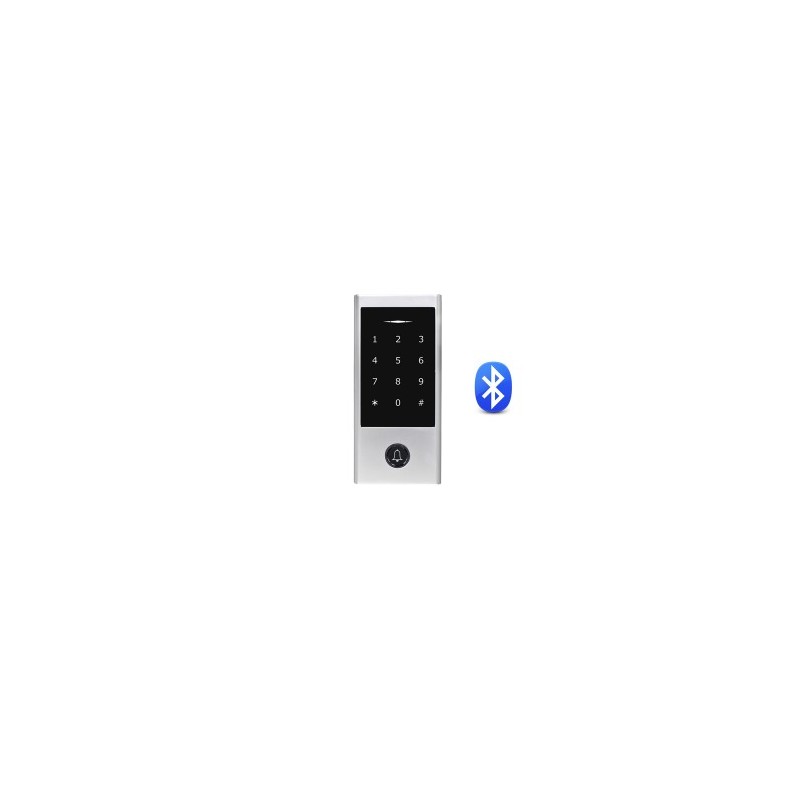 CONTROLADOR DE ACCESO CON TECLADO TOUCH LECTOR 125 EM Y BLUETOOTH H1 BLE