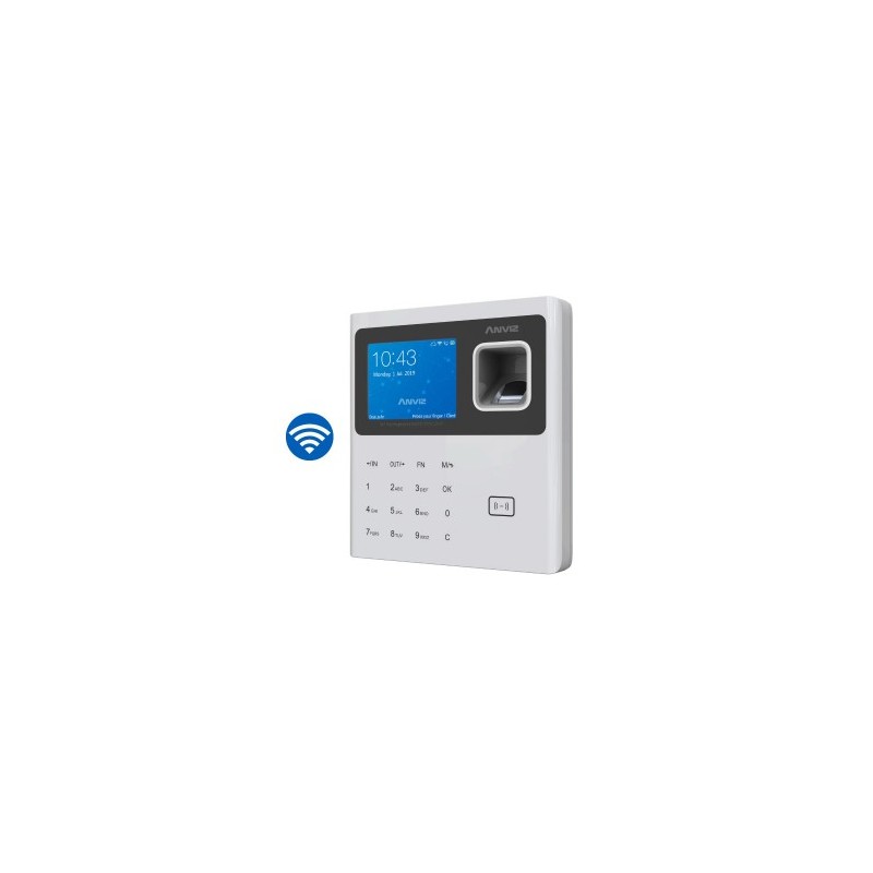 TERMINAL BIOMETRICA HUELLA PARA ASISTENCIAS - ANVIZ W1 PRO CON MODULO WIFI