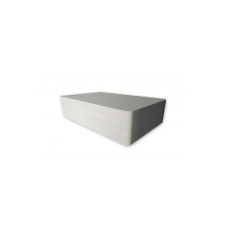 Tarjetas PVC plateadas