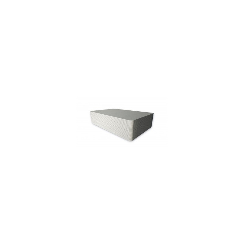 Tarjetas PVC plateadas