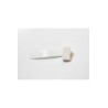 Portagafete plástico tipo broche blanco (caiman)