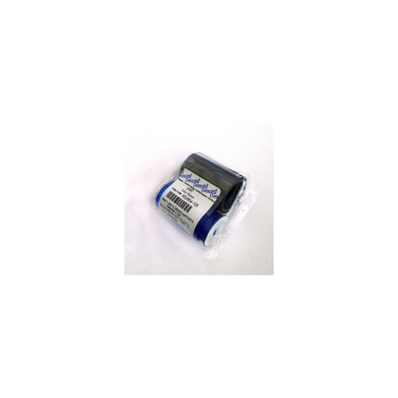 Kit de Cinta Color medio panel ymcKT Datacard, 125 impresiones con 125 tarjetas de PVC blancas incluidas, 552854-105