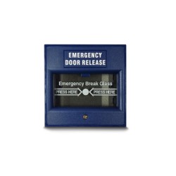 BOTON DE EMERGENCIA COLOR AZUL 809BD