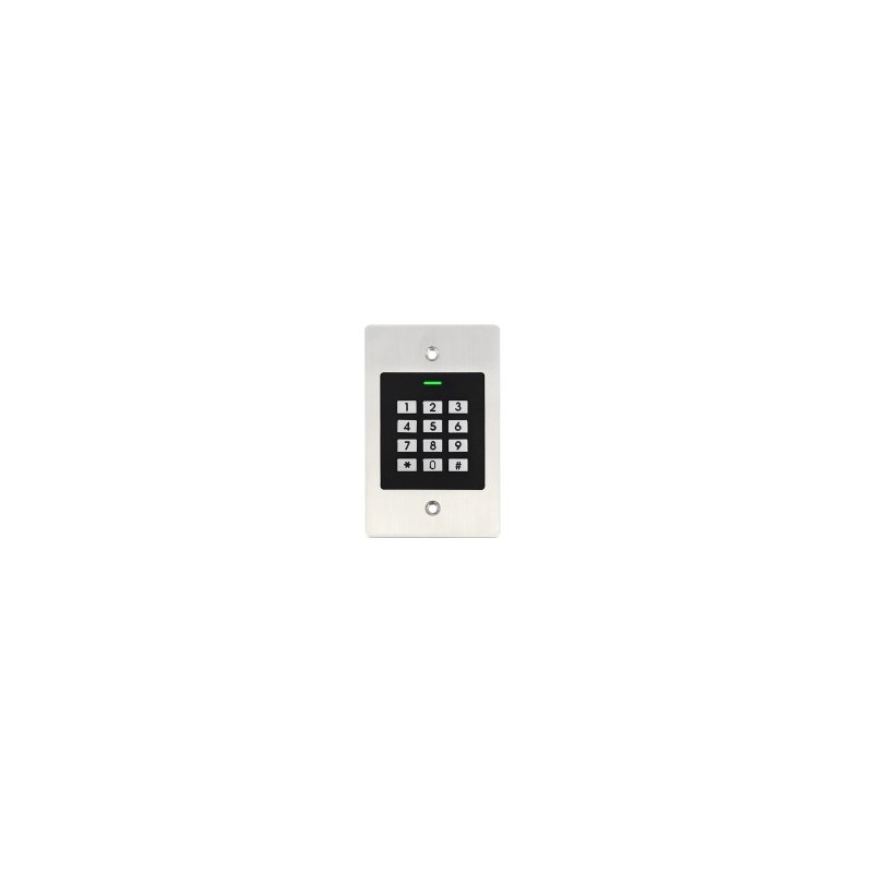 CONTROLADOR DE ACCESO Y LECTOR 125 KHZ EM CON TECLADO RESISTENTE A AGUA EK2